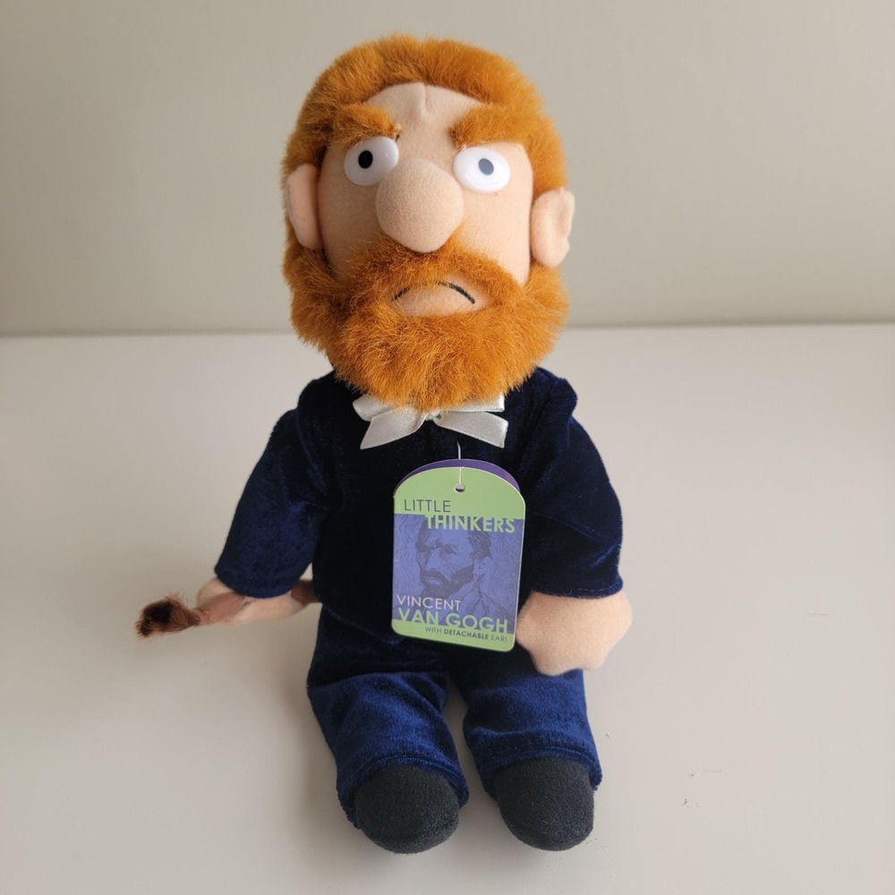 VTG Little Thinkers Unemployed Philosophers Guild Vincent Van Gogh Plush 13"